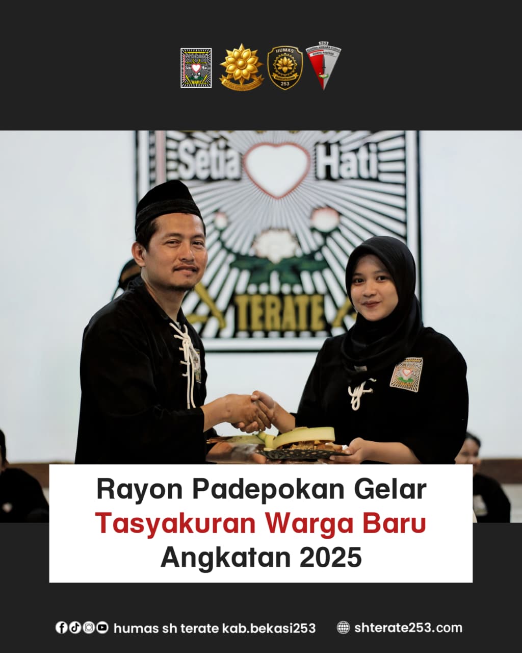 Rayon Padepokan Gelar Tasyakuran Warga Baru Angkatan 2025